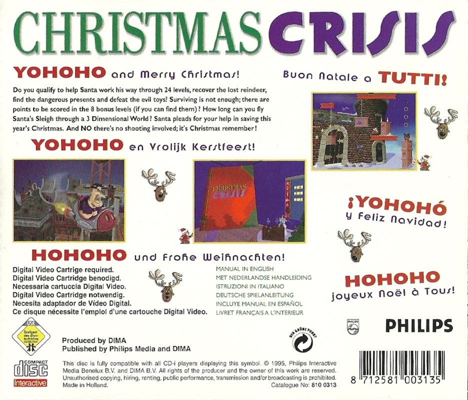 Christmas Crisis box art for CD-i
